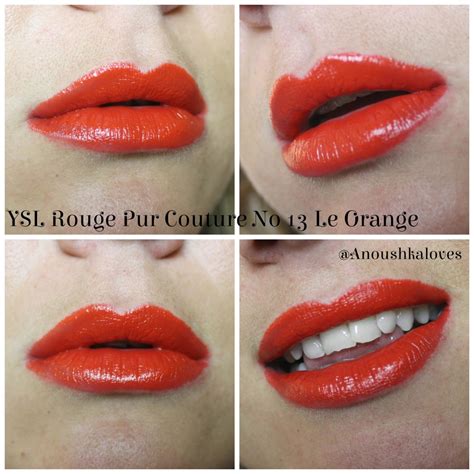 ysl rouge pur couture le orange 13|ysl rouge pur couture lipstick.